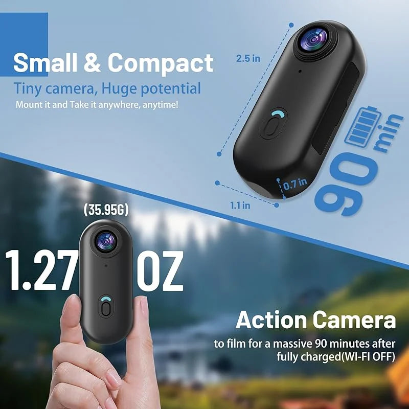 Mini POV 4K Cam