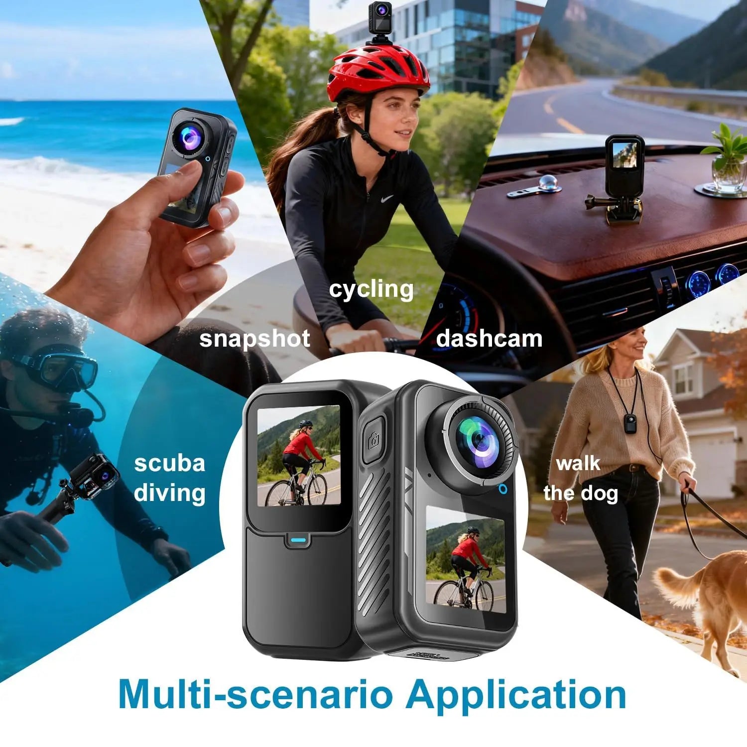 ANSVICAM 5K Mini Action Cam
