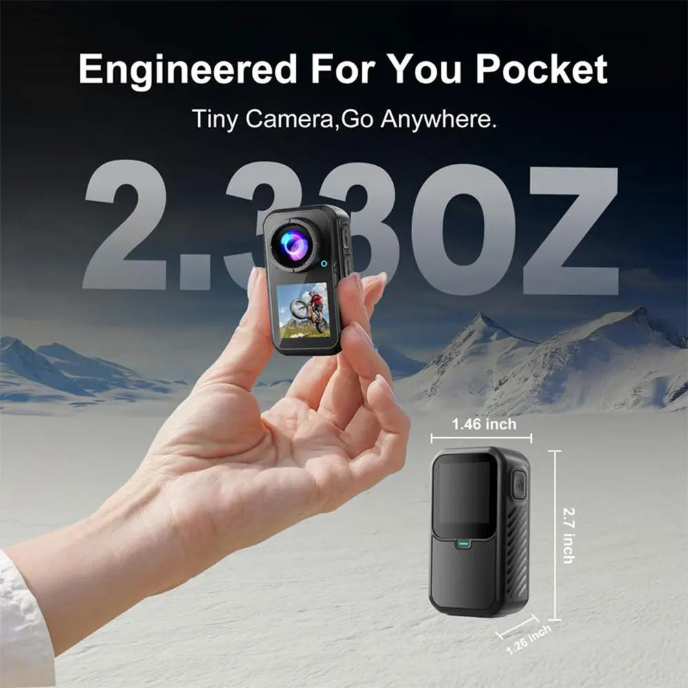 ANSVICAM 5K Mini Action Cam
